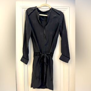 Zadig & Voltaire silk dress, size S, silk, gray